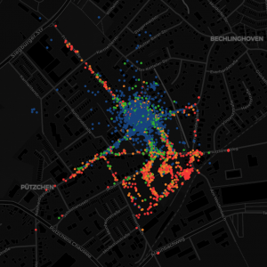 GPS tracking Pützchens Markt 201